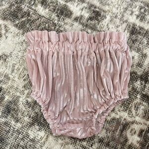 Pink Ruffled Baby Bloomers